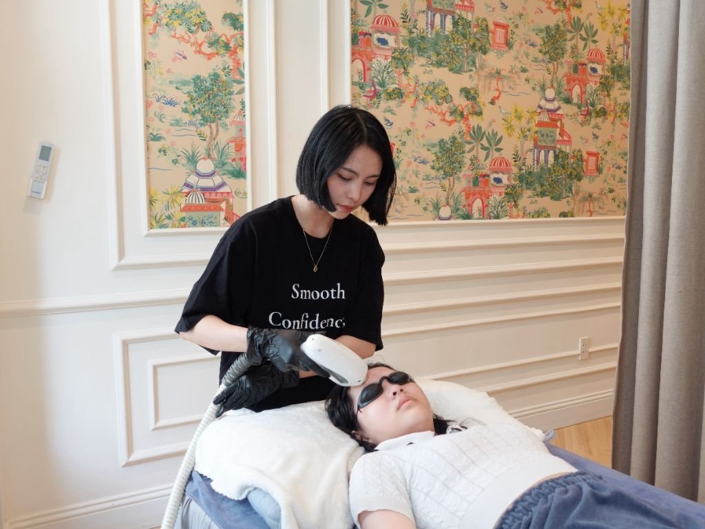 Diode Laser facial hair removal treatment in Ho Chi Minh City